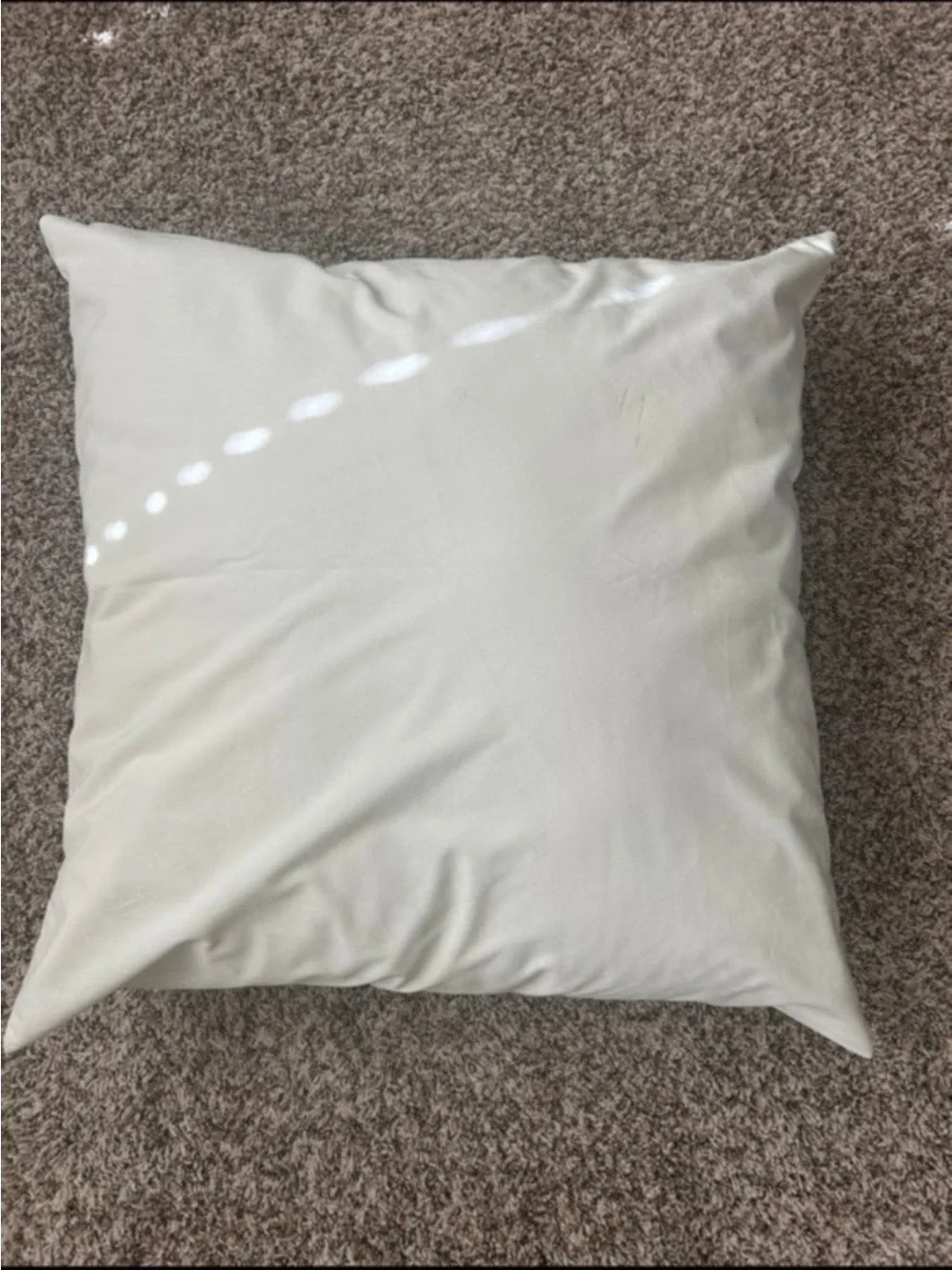 White Throw Pillow